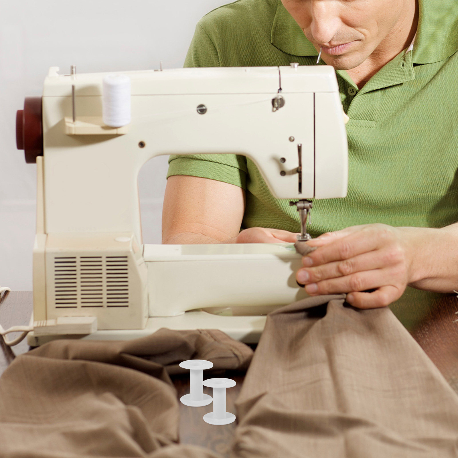 10 ชิ้น หลอดพลาสติกสีขาวอเนกปร - Embroidery Craft บทวิจารณ์และราคา