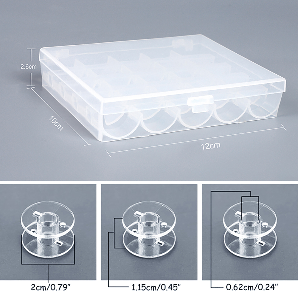 25 ชิ้น/เซ็ตหัวข้อพลาสติก Bobb - Craft Embellishment Storage บทวิจารณ์และราคา