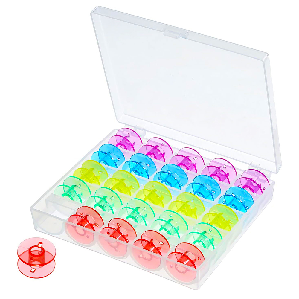 25 ชิ้น/เซ็ตหัวข้อพลาสติก Bobb - Craft Embellishment Storage บทวิจารณ์และราคา