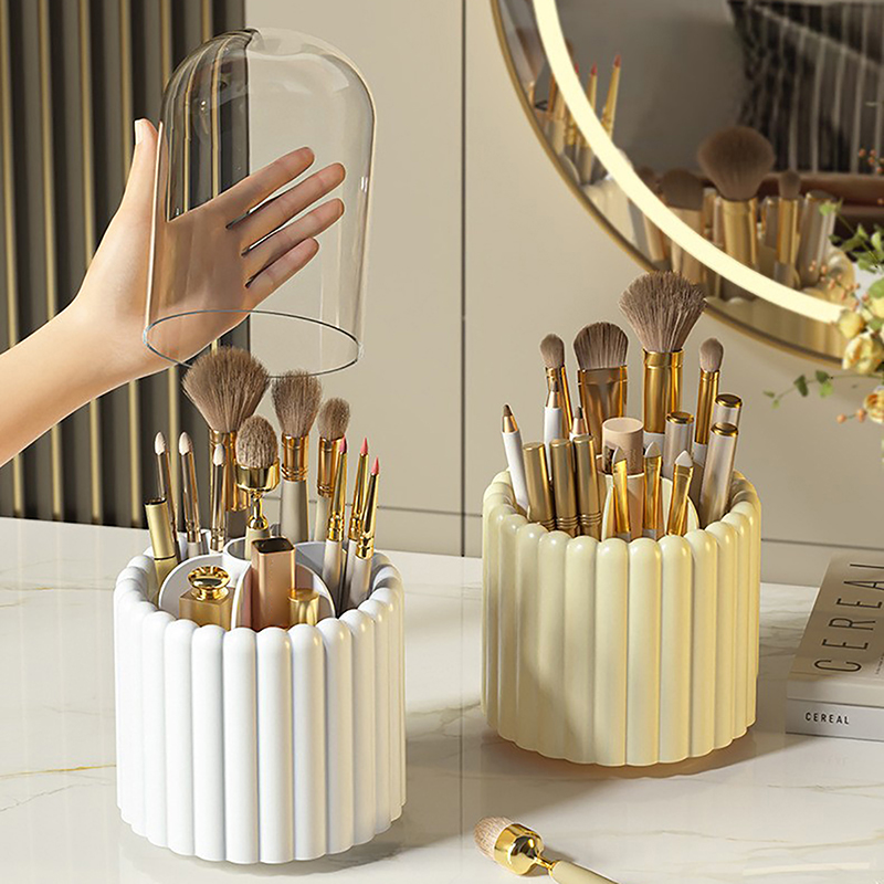 360 °   หมุนผู้ถือแปรงแต่งหน้า - Craft Embellishment Storage บทวิจารณ์และราคา