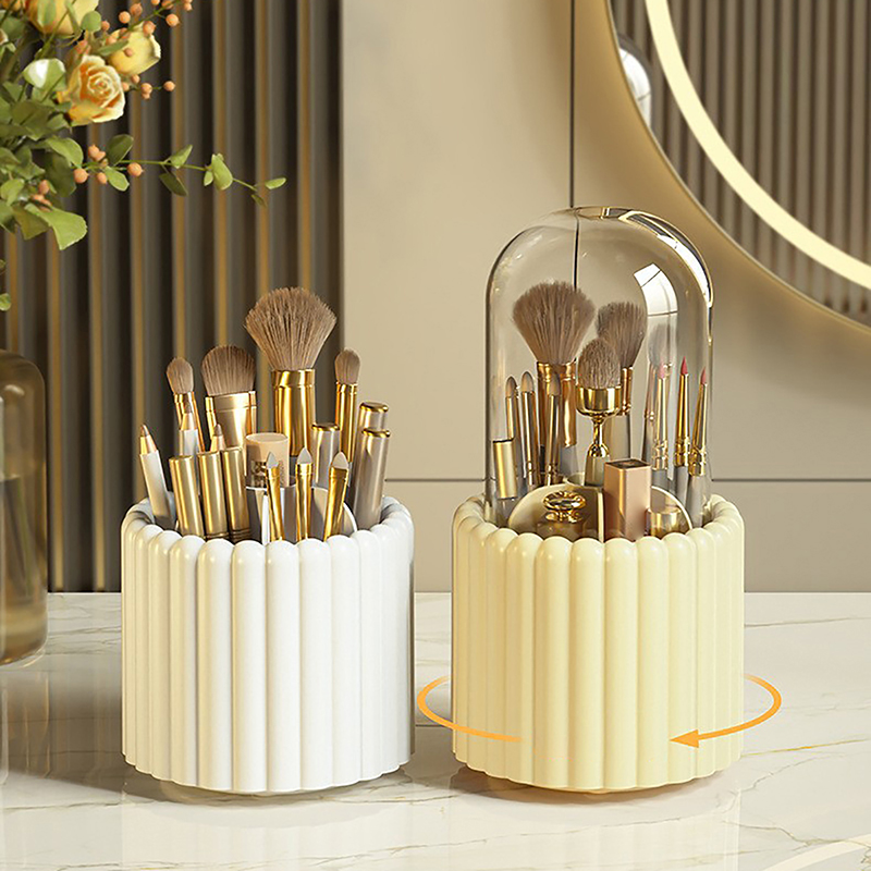 360 °   หมุนผู้ถือแปรงแต่งหน้า - Craft Embellishment Storage บทวิจารณ์และราคา