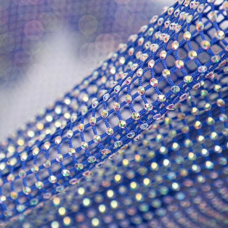 50x120 ซม.เย็บ Rhinestones ตาข - Crystal Mesh Fabric บทวิจารณ์และราคา