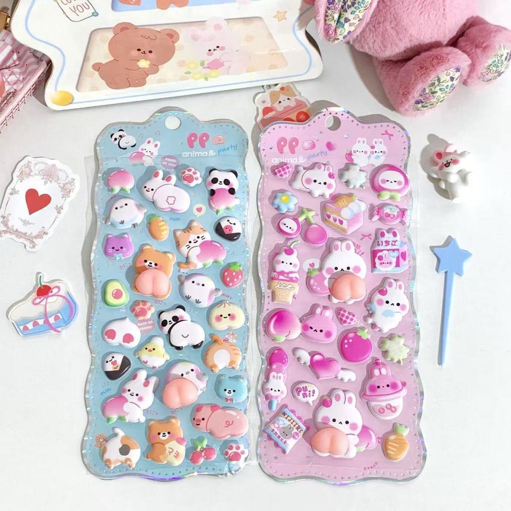 สติกเกอร์นูน 3 มิติ ลายกระต่าย - Craft Embellishment World บทวิจารณ์และราคา